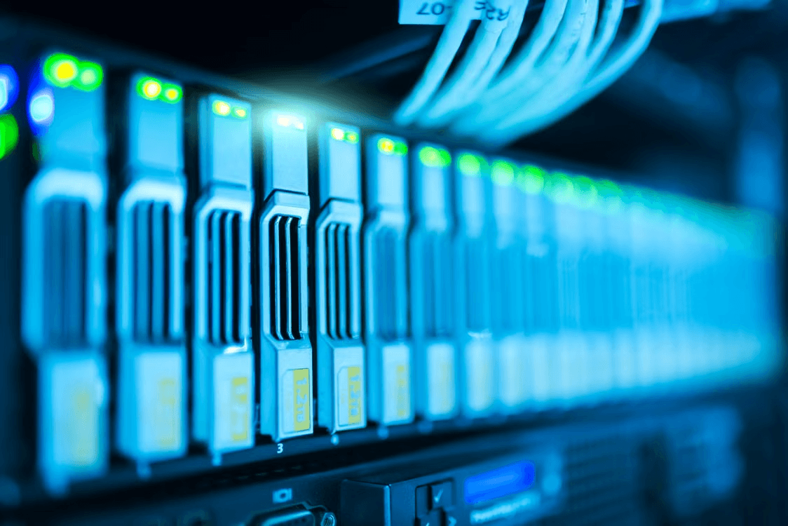 Internet servers used to store digital assets